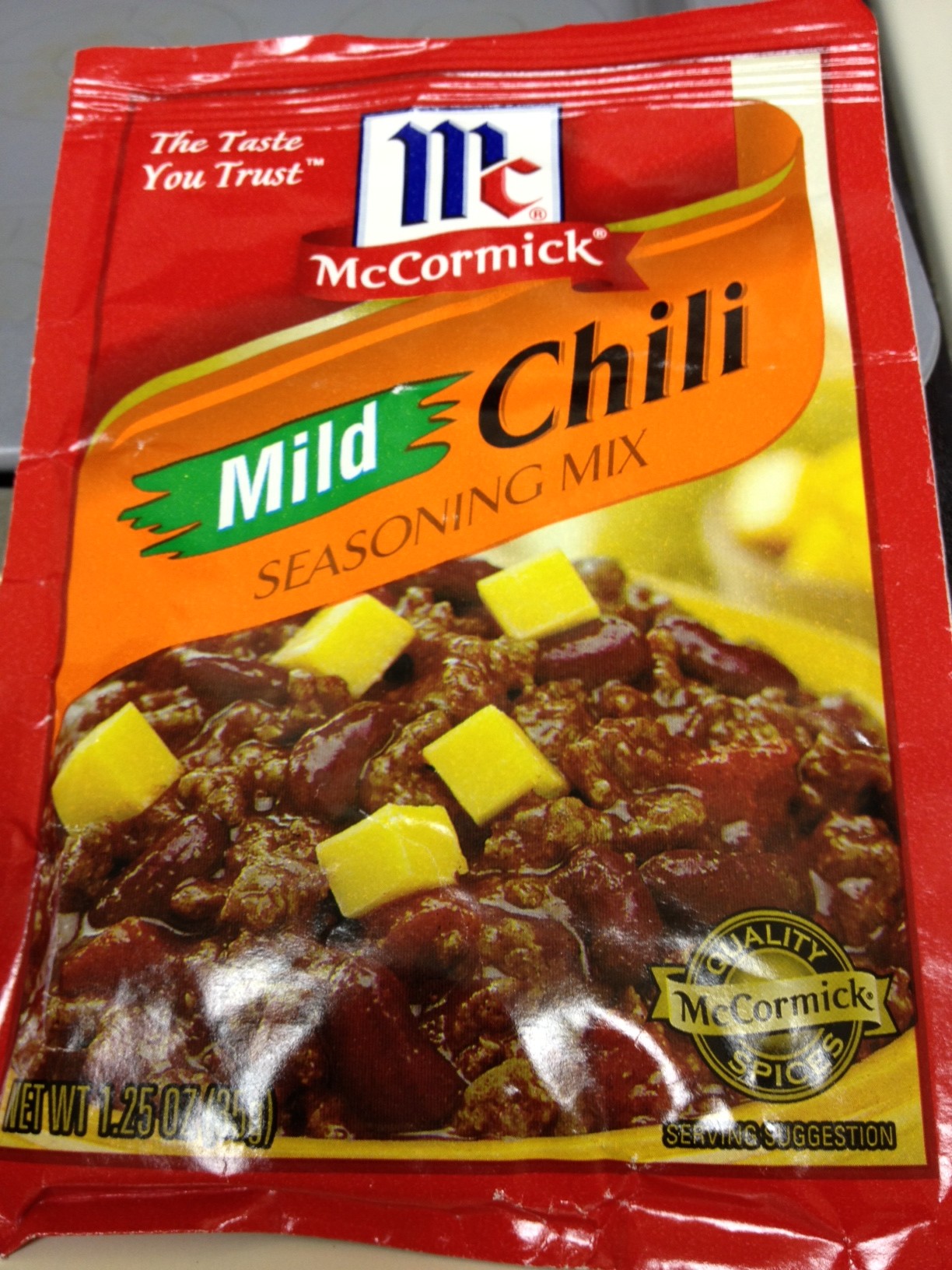 Accidentally Vegan: McCormick Chili Seasoning Mix