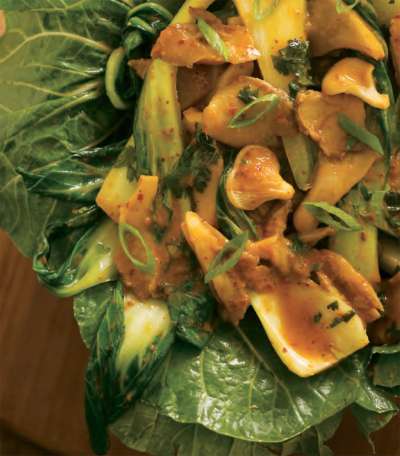 Oyster Mushroom and Baby Bok Choy Curry Oyster Mushroom and Baby Bok Choy Curry