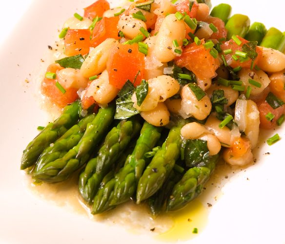 Asparagus with Cannellini