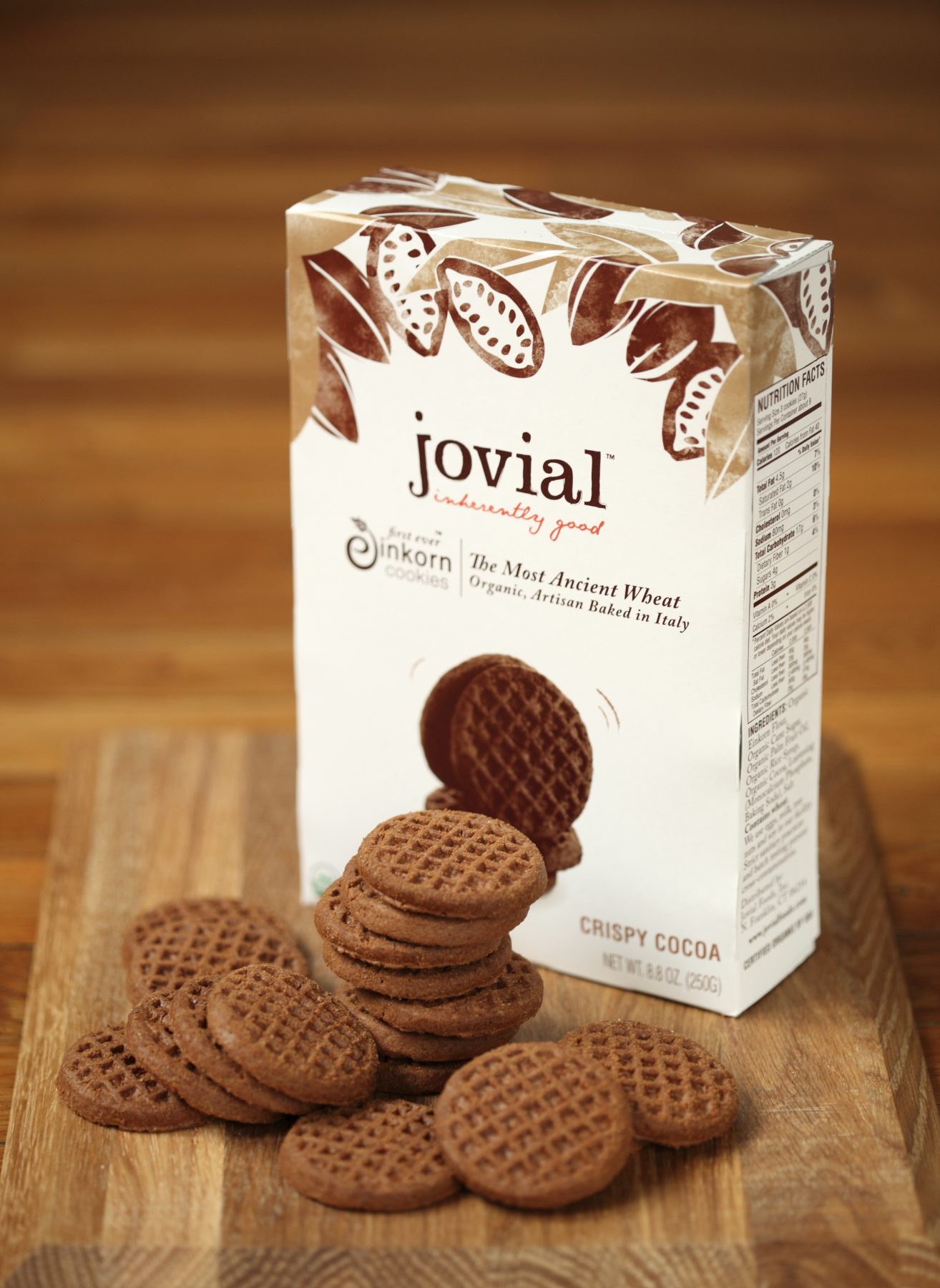 Einkorn Crispy Cocoa Cookies by Jovial