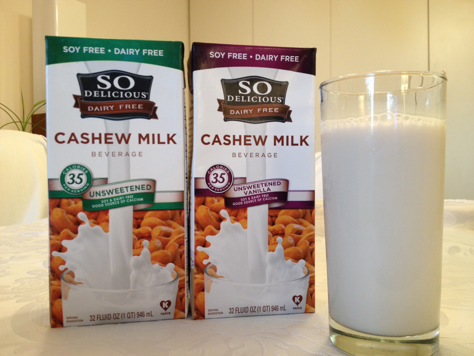 Cashew Nut Milks from So Delicious Dairy Free!