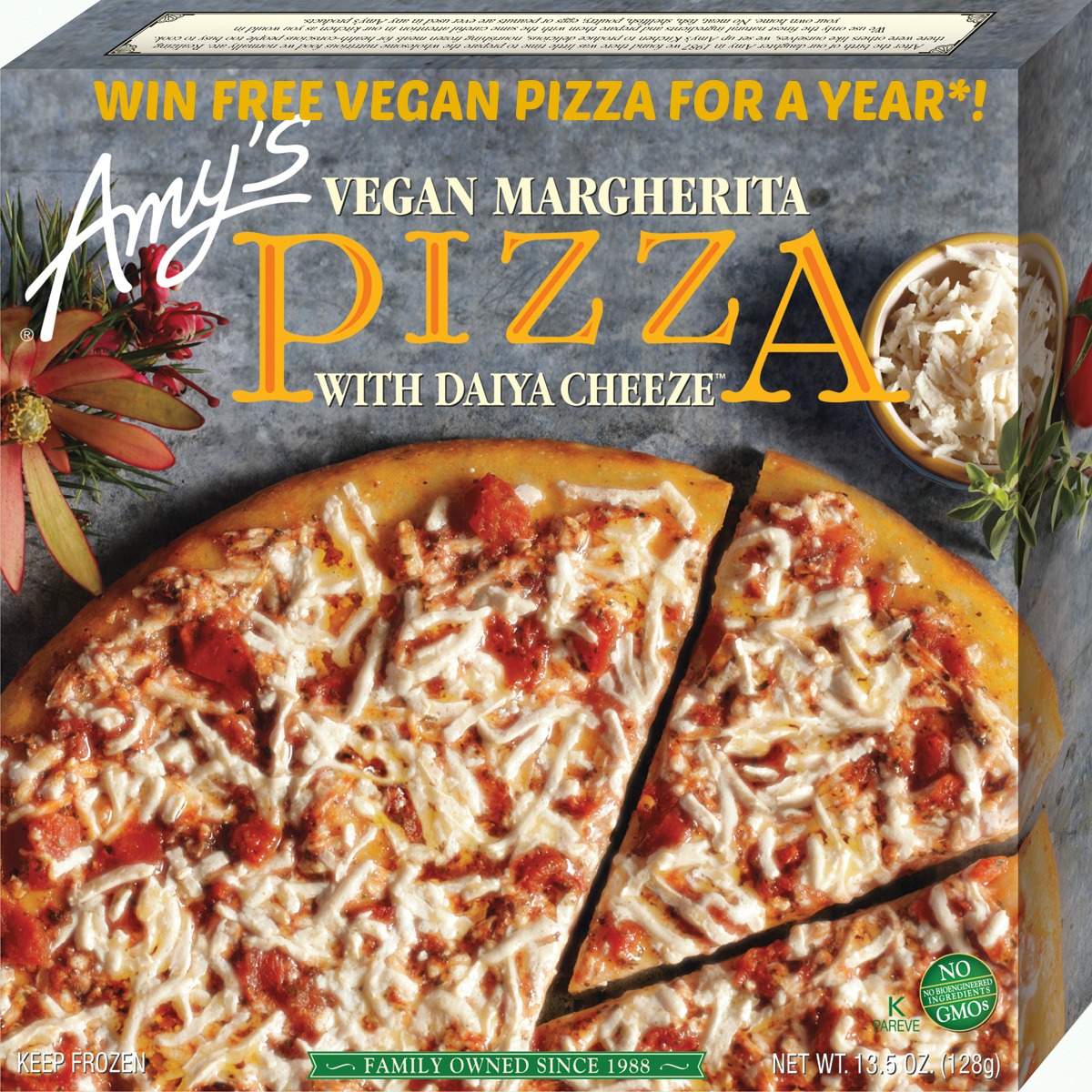 Win a Year’s Supply of Free Pizza from Amy’s Organics!