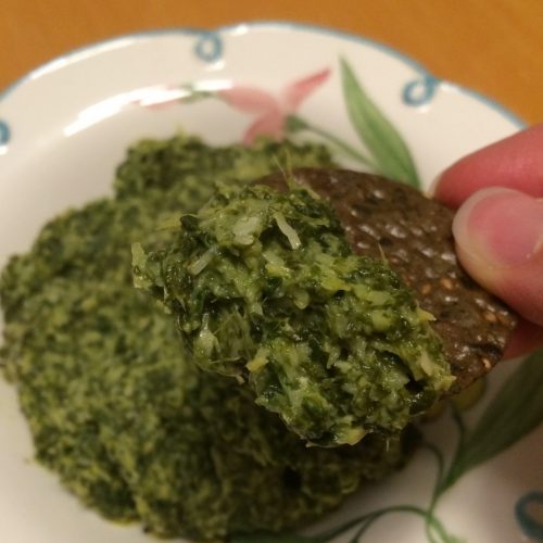 vegan kale artichoke dip