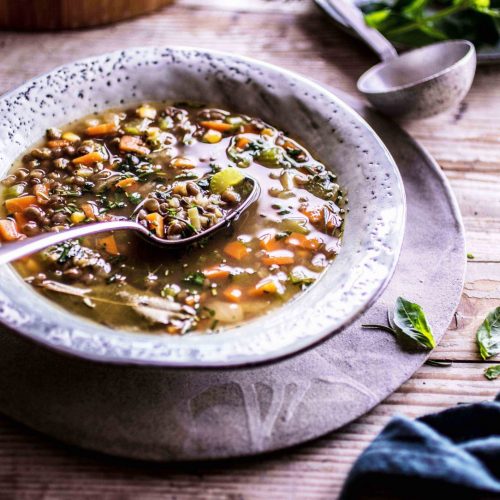 vegan lentil soup vegan recipe