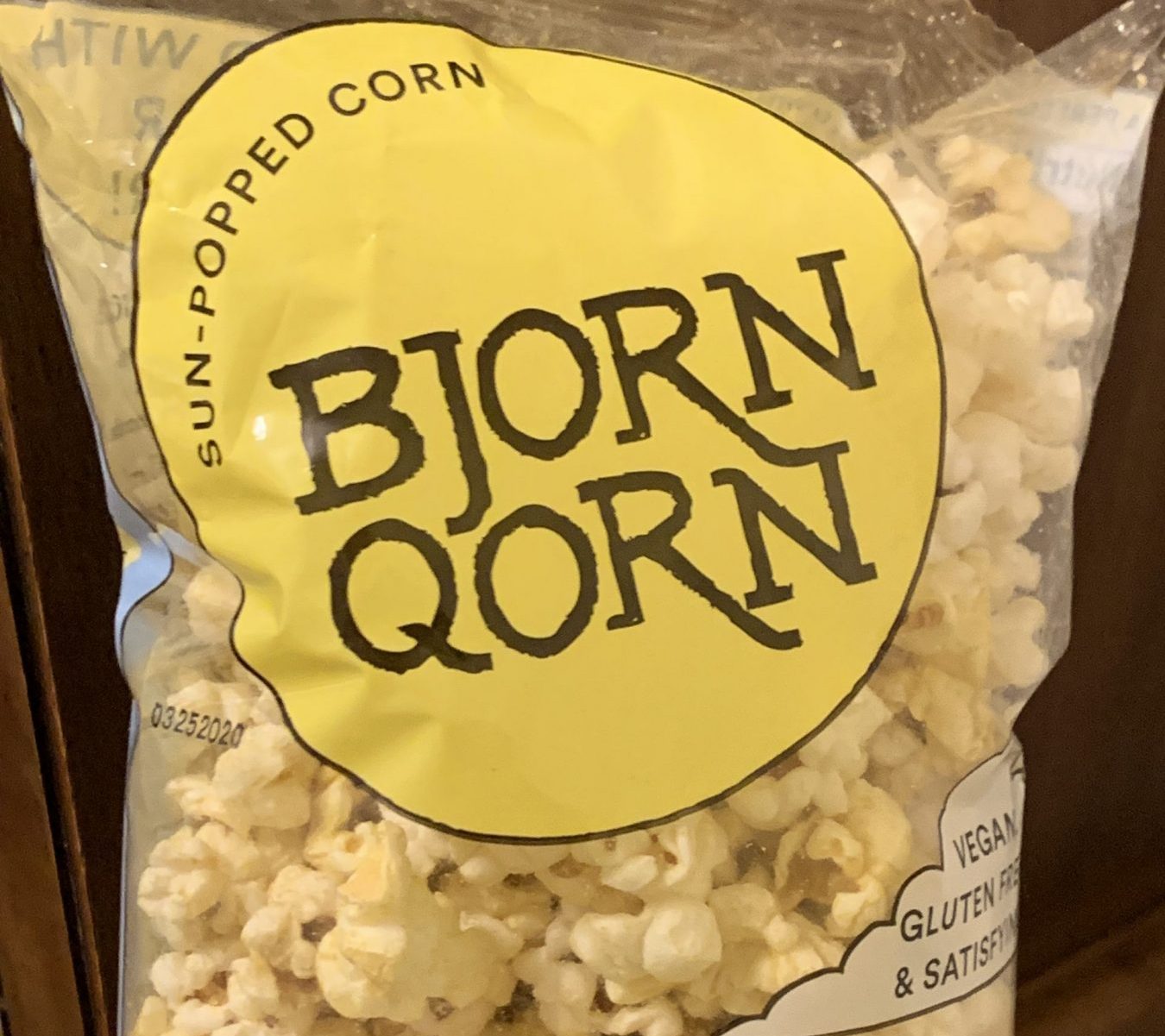 Vegan Cheese Popcorn Bjorn Qorn – Sunpopped!