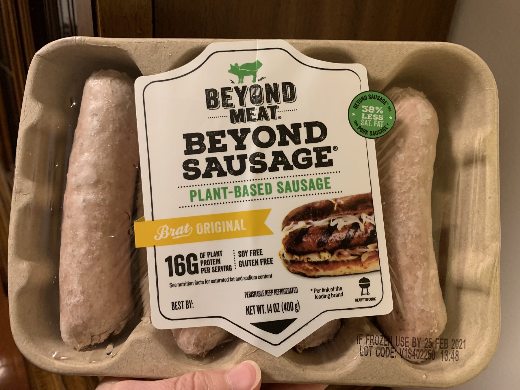 Vegan Sausage Beyond Meat: Brat Original
