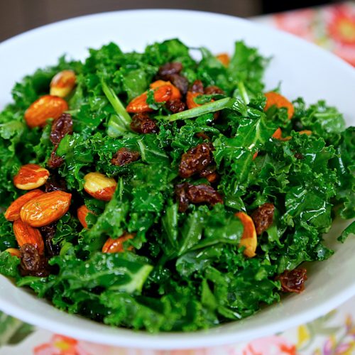 kale salad recipe - learn to cook vegan