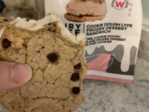 Coolhaus dairy free cookie dough ice cream sammie