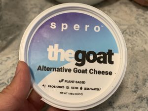 vegan goat cheese alternative Spero - made from sunflower seeds